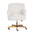 Sunpan Karina Office Chair Cornflower Blue Sky / Copenhagen White