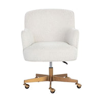 Sunpan Karina Office Chair Cornflower Blue Sky / Copenhagen White