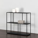Sunpan Eiffel Low Bookcase - Black in Small / Medium / Large