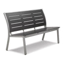 Telescope Casual Bazza Marine Grade Polymer/Aluminum 56" Stacking Armless Bench