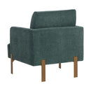 Sunpan Lorilyn Lounge Chair - Belfast Heather Grey / Danny Sage Green