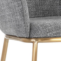 Sunpan Nadine Counter Stool Chacha Grey / Chacha Navy
