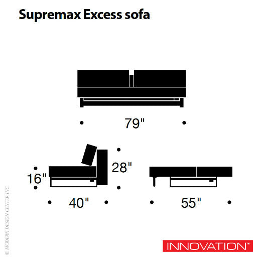 Innovation Living Supremax Deluxe Excess Sofa
