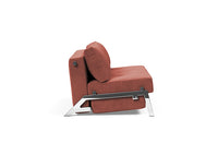 Innovation Living Cubed Full Size Sofa Bed With Chrome Legs