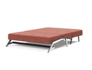 Innovation Living Cubed Full Size Sofa Bed With Chrome Legs