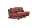 Innovation Living Cubed Full Size Sofa Bed With Dark Wood Legs