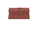 Innovation Living Cubed Full Size Sofa Bed With Dark Wood Legs