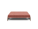 Innovation Living Cubed Full Size Sofa Bed With Dark Wood Legs