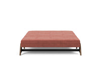 Innovation Living Cubed Full Size Sofa Bed With Dark Wood Legs