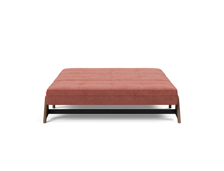 Innovation Living Cubed Full Size Sofa Bed With Dark Wood Legs