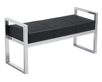Sunpan Darby Bench - Black/White