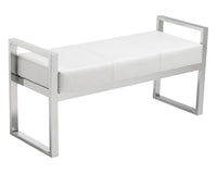 Sunpan Darby Bench - Black/White