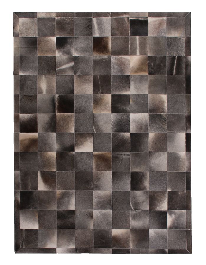 Exquisite Rugs Natural Hide Cowhide Silver Area Rug