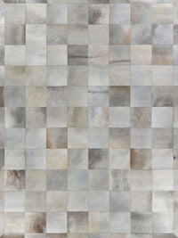 Exquisite Rugs Natural Hide Cowhide Silver Area Rug