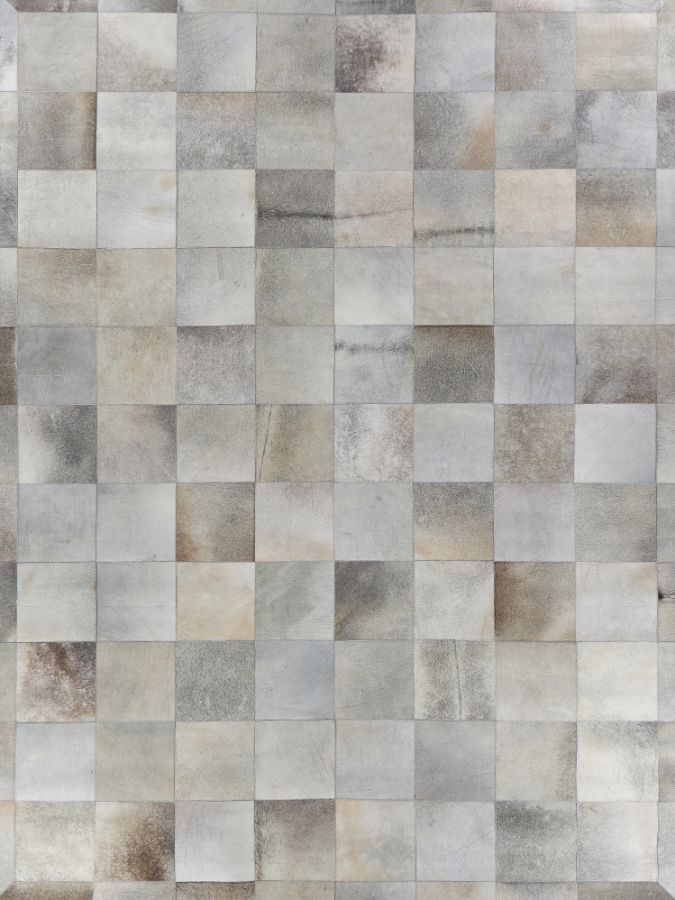 Exquisite Rugs Natural Hide Cowhide Silver Area Rug