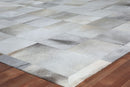 Exquisite Rugs Natural Hide Cowhide Silver Area Rug