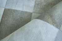Exquisite Rugs Natural Hide Cowhide Silver Area Rug