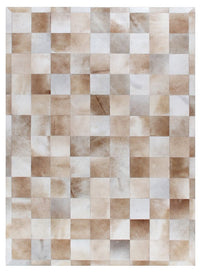 Exquisite Rugs Natural Hide Cowhide Silver Area Rug