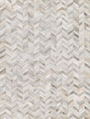 Exquisite Rugs Natural Hide Cowhide Silver Area Rug