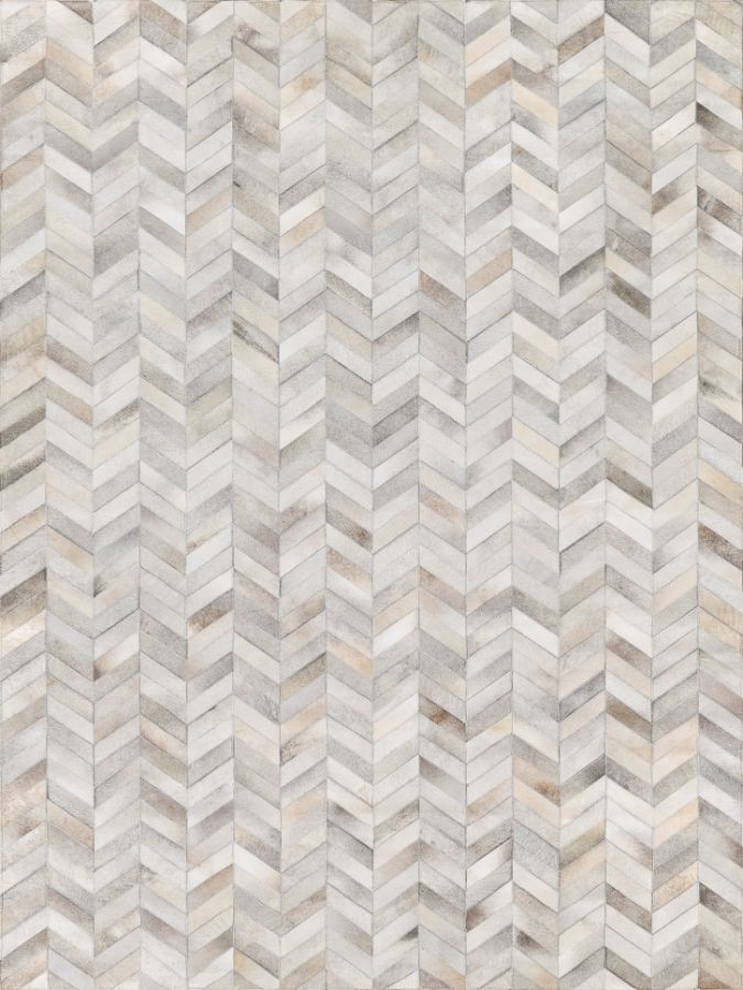Exquisite Rugs Natural Hide Cowhide Silver Area Rug