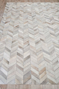 Exquisite Rugs Natural Hide Cowhide Silver Area Rug