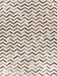 Exquisite Rugs Natural Hide Cowhide Silver Area Rug