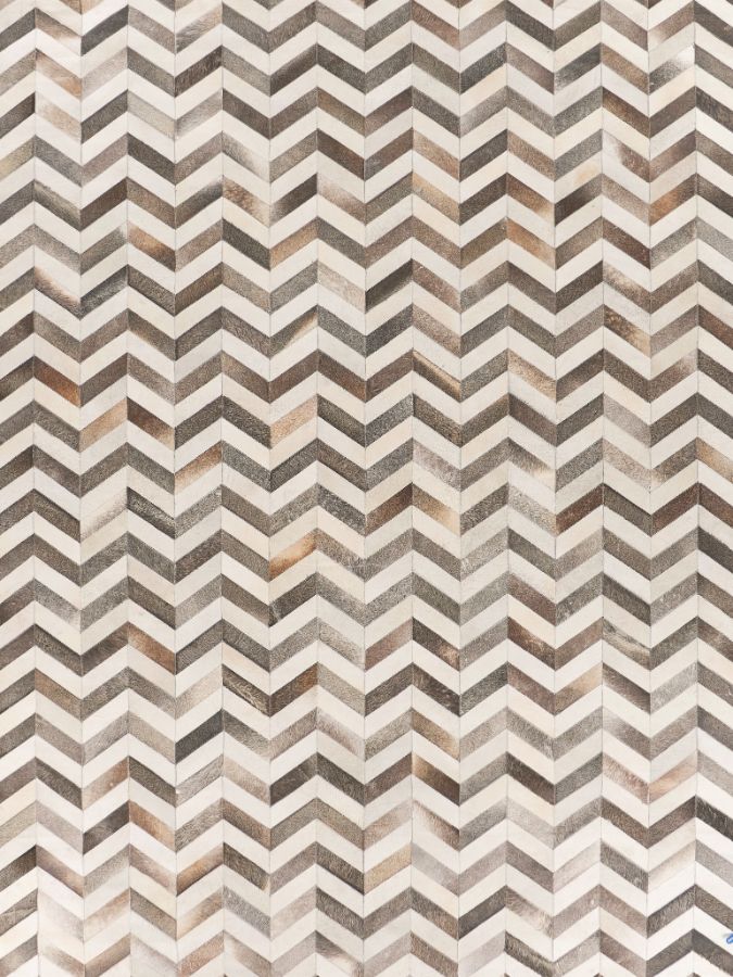 Exquisite Rugs Natural Hide Cowhide Silver Area Rug