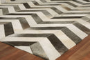 Exquisite Rugs Natural Hide Cowhide Silver Area Rug