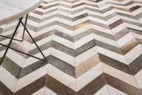 Exquisite Rugs Natural Hide Cowhide Silver Area Rug