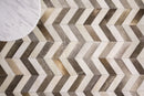 Exquisite Rugs Natural Hide Cowhide Silver Area Rug