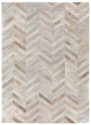 Exquisite Rugs Natural Hide Cowhide Silver Area Rug