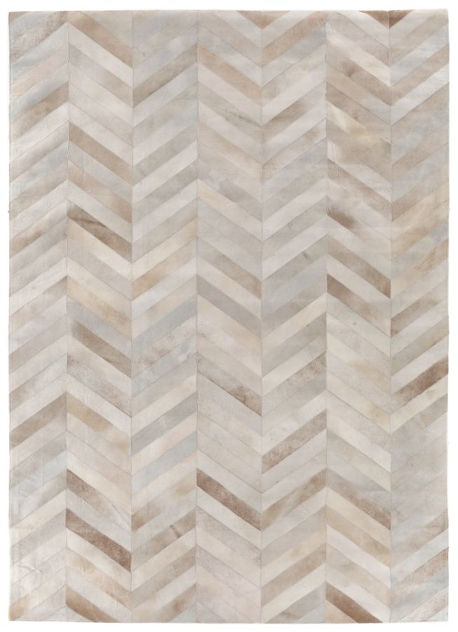Exquisite Rugs Natural Hide Cowhide Silver Area Rug
