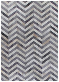 Exquisite Rugs Natural Hide Cowhide Silver Area Rug
