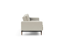 Innovation Living Dublexo Sofa With Arms in Dark Wood/Stainless Steel