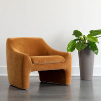 Sunpan Nevaeh Lounge Chair Danny Amber / Danny Iceberg