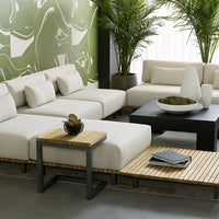Sunpan Geneve Modular Armless Chair in Palazzo Cream