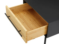 Greenington Santa Cruz 1 Drawer Nightstand Wheat