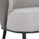 Sunpan Nairobi Lounge Chair Belfast Heather Grey / Bravo Ash