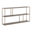 Sunpan Eiffel Low Bookcase Antique Brass in Small / Medium / Large