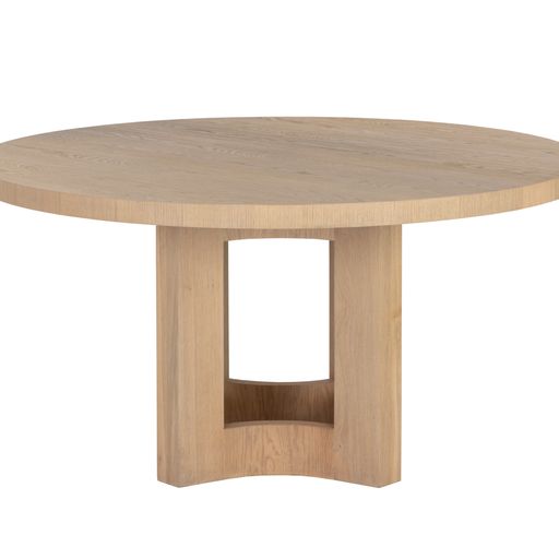 Sunpan Elma Dining Table 60'' in Ash Grey / Natural