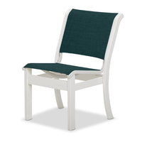 Telescope Casual Leeward Marine Grade Polymer Sling Armless Stacking Side Chair
