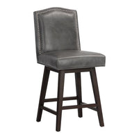 Sunpan Brenan Counter Stool in Bravo Admiral / Cognac / Zenith Alabaster