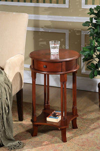 All Things Cedar Round Accent Table