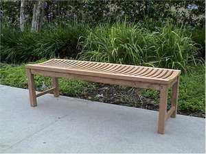Anderson Teak Casablanca 2-Seater Backless Bench