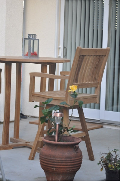 Anderson Teak Rialto Swivel Bar Arm Chair