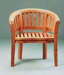Anderson Teak Curve Armchair Extra Thick Wood