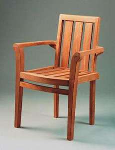 Anderson Teak Classic Stackable Armchair - Set of Four