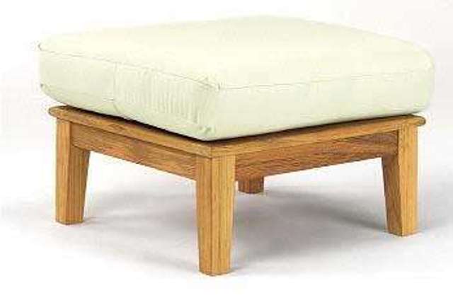 Anderson Teak Brianna Ottoman with Cushion