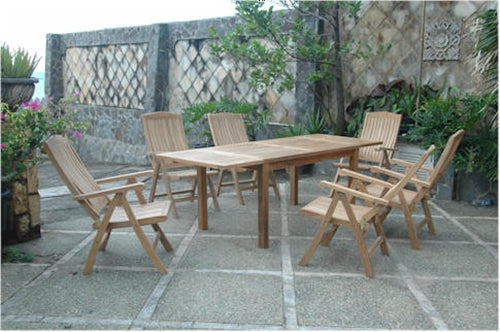 Anderson Teak Katana 7-Piece Outdoor Dining Set