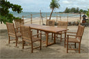 Anderson Teak Rectangular Extension Table and Wilshire Dining Armchair